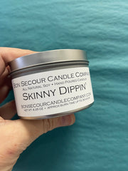 Personalized Holiday Soy Candle Tins